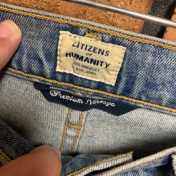 Citizens of Humanity Premium Vintage Damy Cropped Flare Jeans - Picture 3 of 8